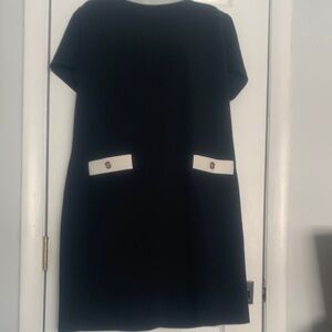 Tommy Hilfiger Black Dress with White Details